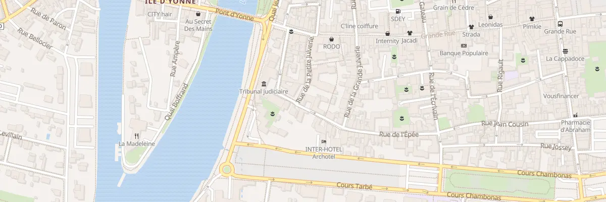 Plan du 1B Rue de l’Epée à Sens