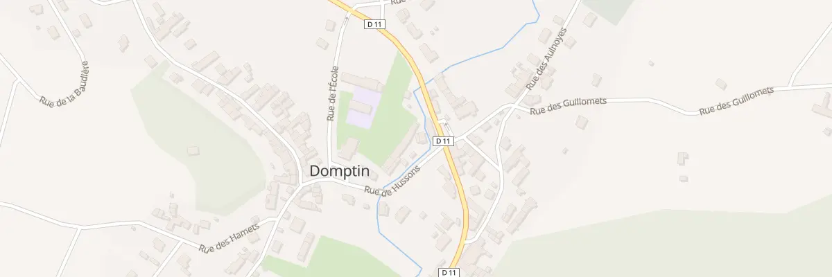 Plan du 6 Rue des Hussons à Domptin