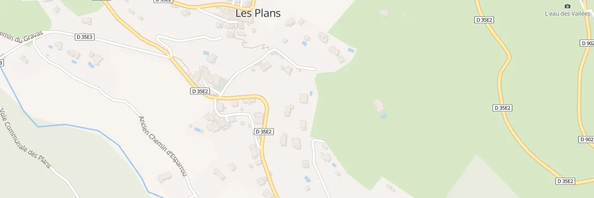 Plan du 83 Rte des Plans Bas aux Plans