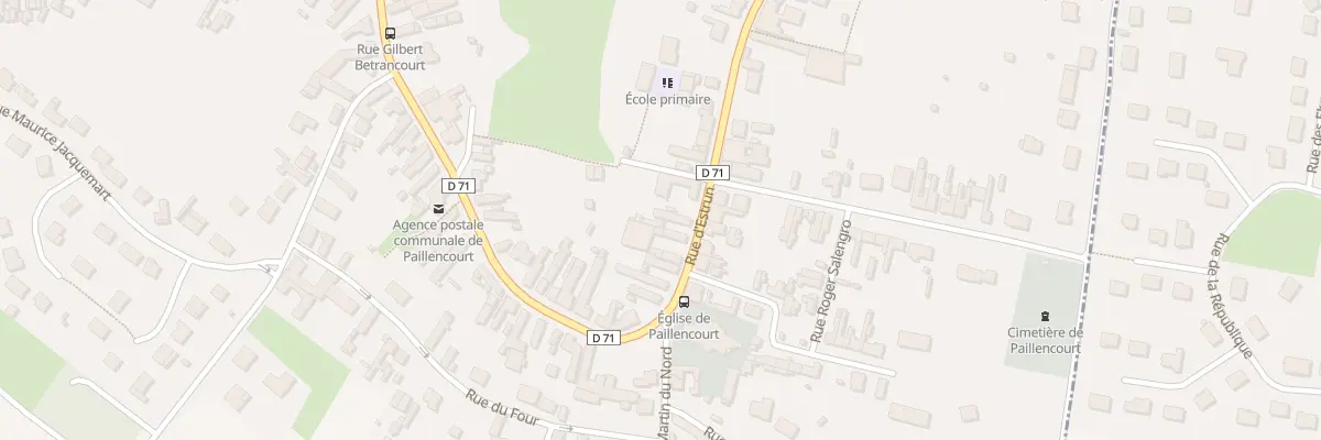 Plan du 9 Rue d’Estrun à Paillencourt