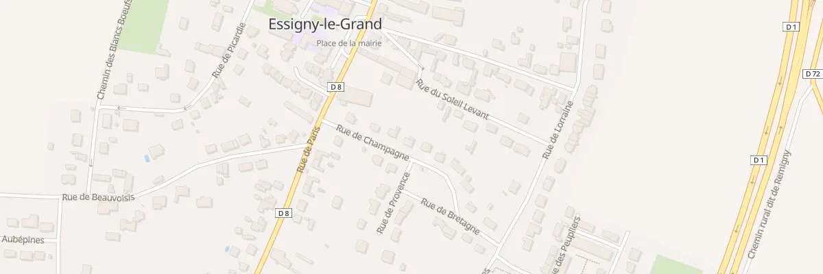 Plan du 8 Rue de Champagne à Essigny-le-Grand
