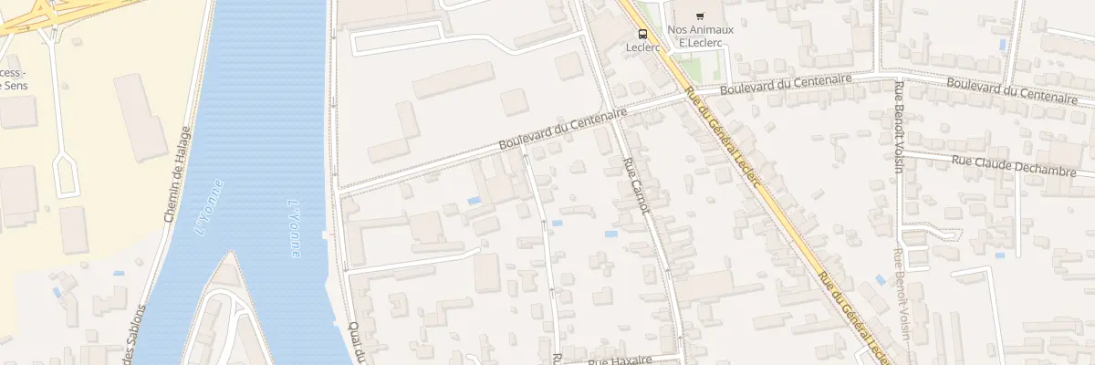 Plan du 34 Rue Savinien Lapointe à Sens