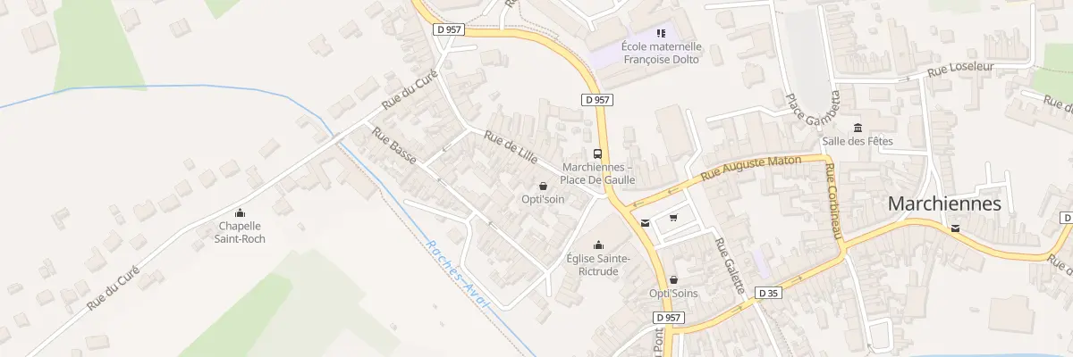 Plan du 13 Rue de Lille à Marchiennes