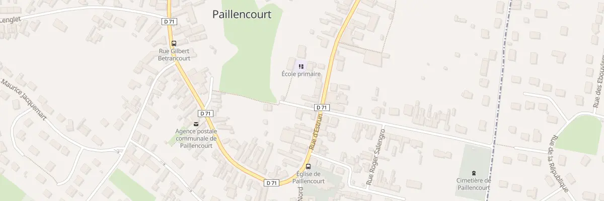 Plan du 13 Rue d’Estrun à Paillencourt