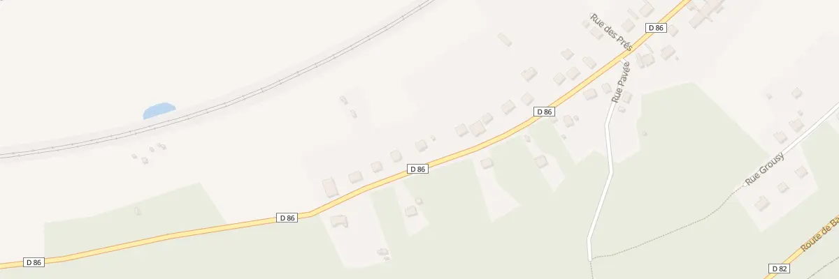 Plan du 21 Rte de Pisseloup à Pavant