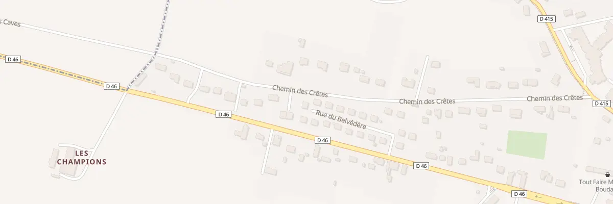 Plan du 22 Rue du Belvedere à Saint-Pourçain-sur-Sioule