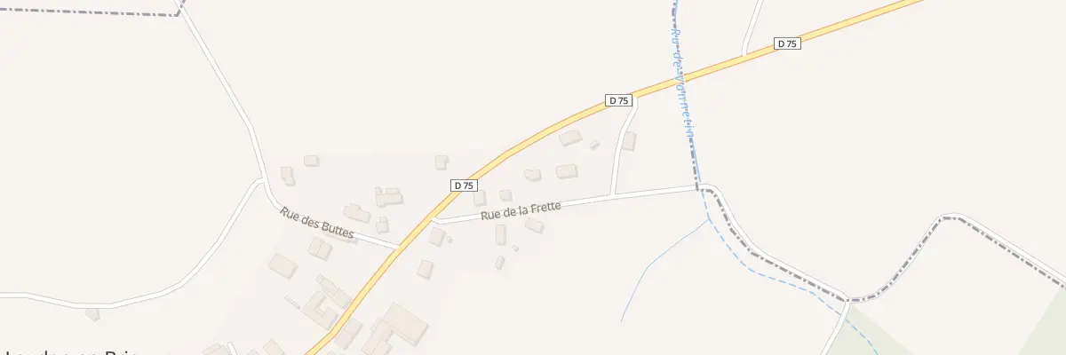 Plan du 1 Rue de la Frette à Leudon-en-Brie