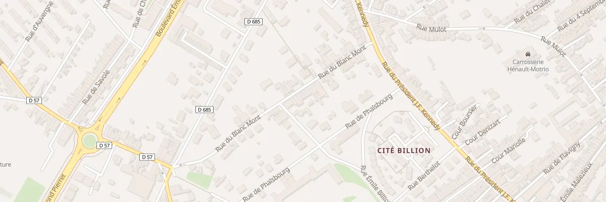 Plan du 43 Rue du Blanc Mont à Saint-Quentin