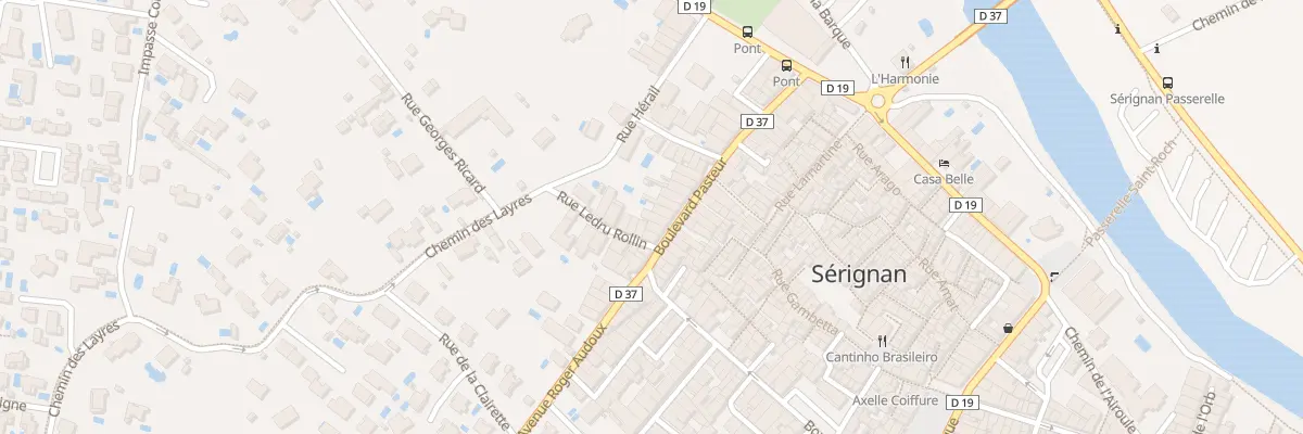 Plan du 58 Bd Pasteur à Sérignan