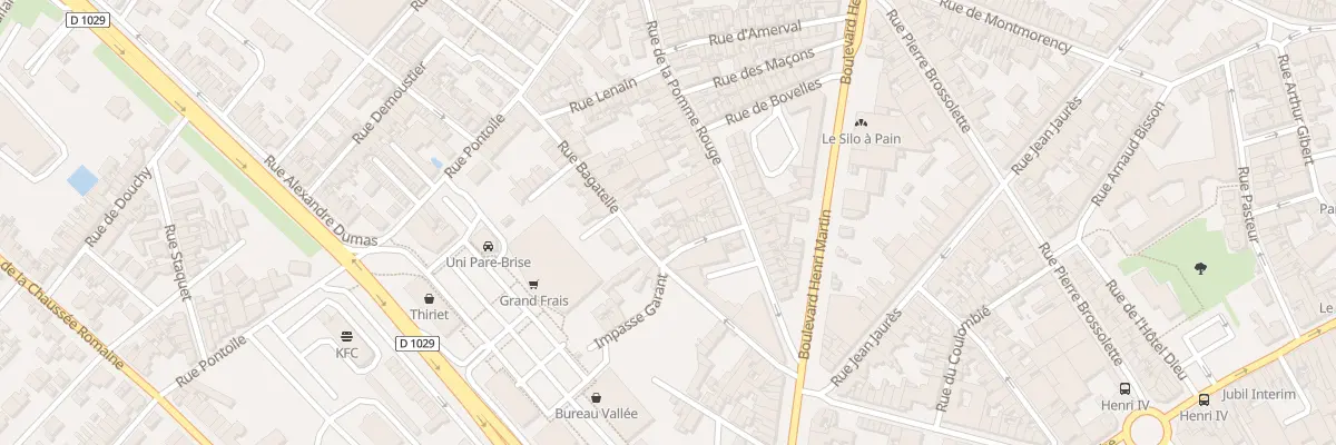 Plan du 18B Rue de Bagatelle à Saint-Quentin