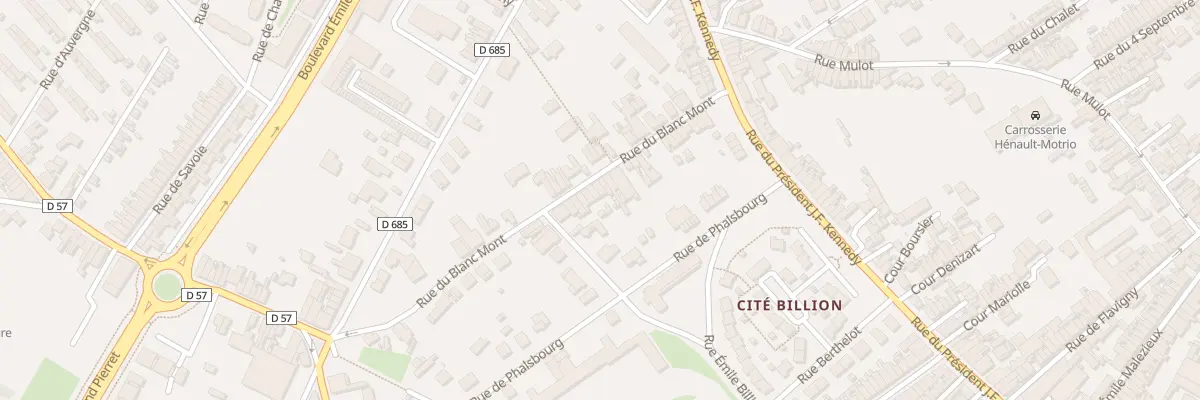 Plan du 39 Rue du Blanc Mont à Saint-Quentin