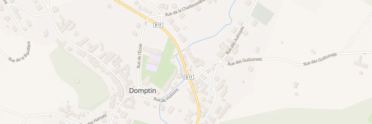 Plan du 11 Rue de la Fontaine à Domptin
