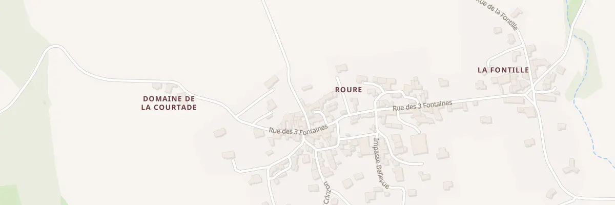 Plan du 5548 Roure à Saint-Babel