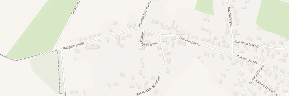 Plan du 1 Imp Rue Jean Jaures à Folembray
