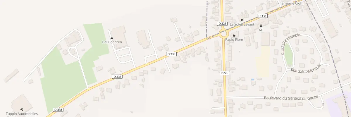 Plan du 13 Rte de Chauny à Condren