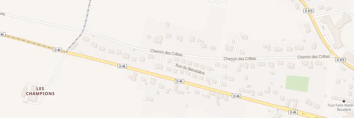 Plan du 20 Rue du Belvedere à Saint-Pourçain-sur-Sioule