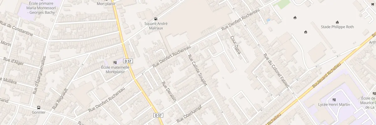 Plan du 47 Rue Calixte Souplet à Saint-Quentin