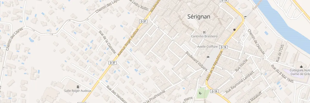 Plan du 11B Rue Cdt Espinadel à Sérignan