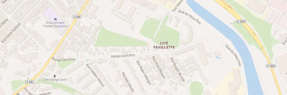 Plan du 40Q Rpe Saint-prix à Saint-Quentin