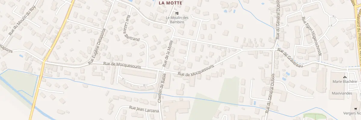 Plan du 18T Rue Coup de Pied Mocquesouris à Sens