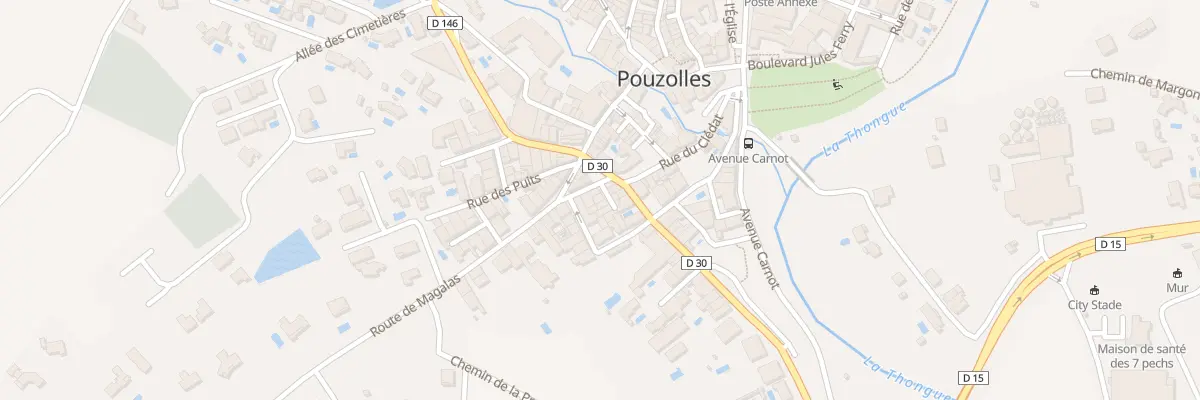 Plan du 6 Imp Albert 1er à Pouzolles