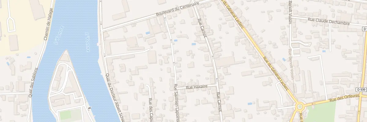 Plan du 24 Rue Savinien Lapointe à Sens