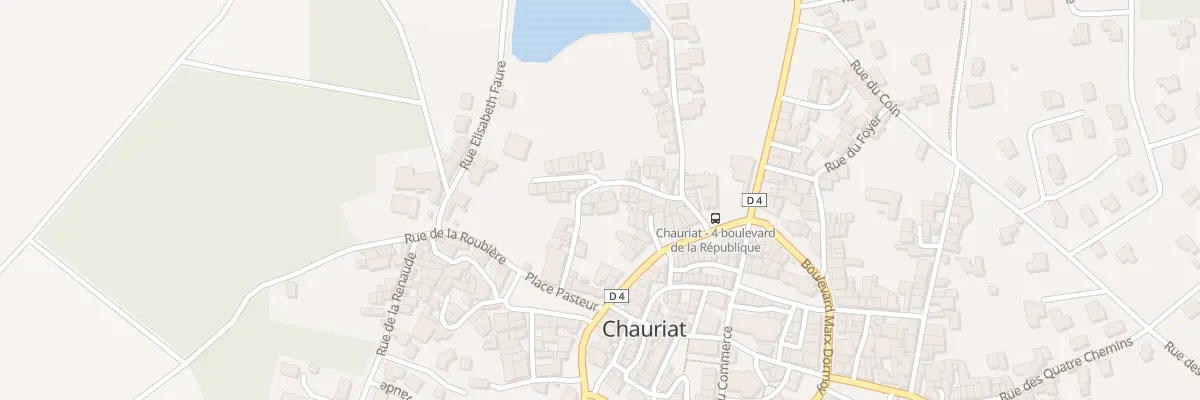 Plan du 17 Rue des Pradeaux à Chauriat