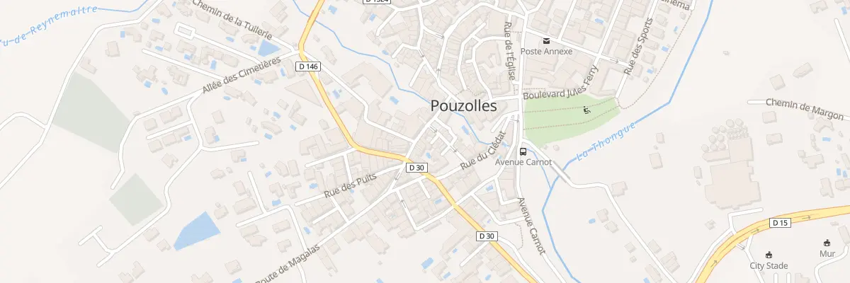 Plan du 7 Rue de la Coste à Pouzolles
