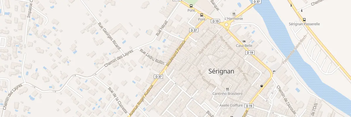 Plan du 47 Bd Pasteur à Sérignan
