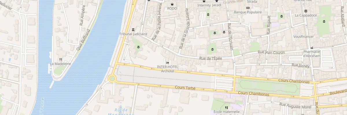 Plan du 12 Rue de l’Epée à Sens
