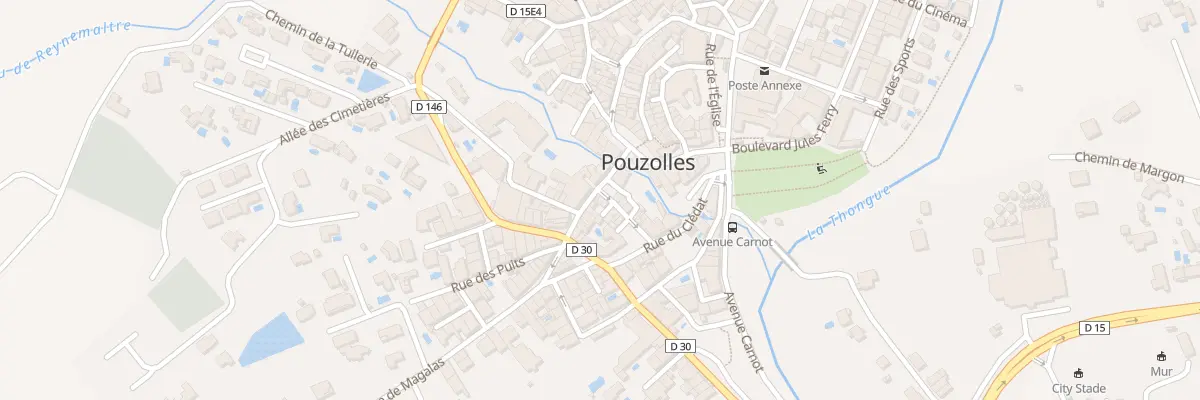 Plan du 4 Rue de la Coste à Pouzolles