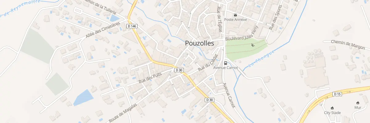 Plan du 2 Rue de la Lumiere à Pouzolles