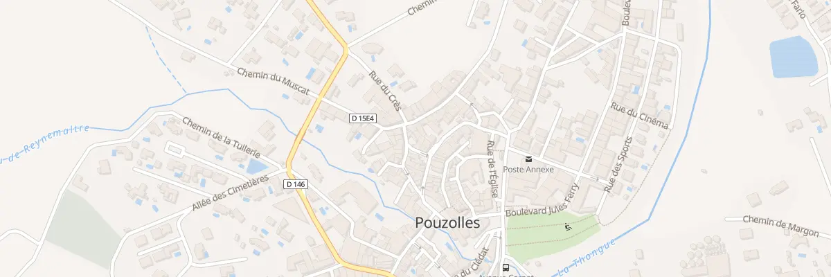 Plan du 1 Rue du Muguet à Pouzolles
