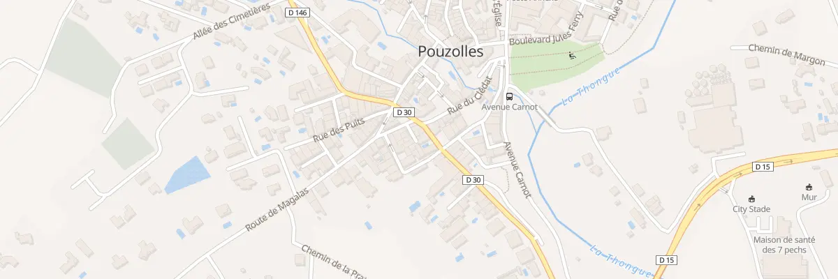 Plan du 3 Imp Albert 1er à Pouzolles