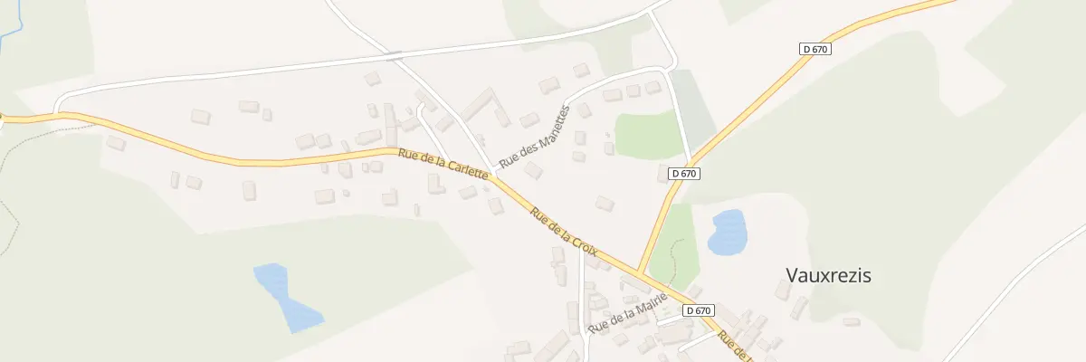 Plan du 24 Rue de la Croix à Vauxrezis