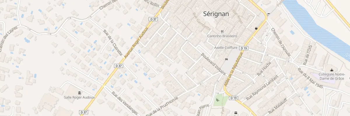 Plan du 11T Rue Cdt Espinadel à Sérignan