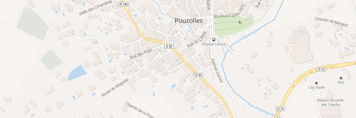Plan du 5 Av Paul Doumer à Pouzolles