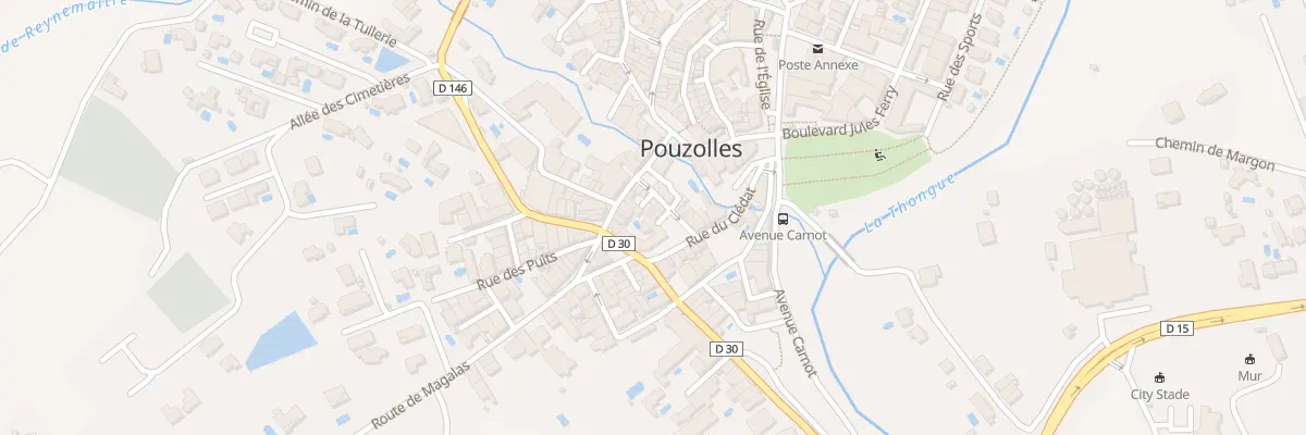Plan du 1 Imp Bouteille à Pouzolles