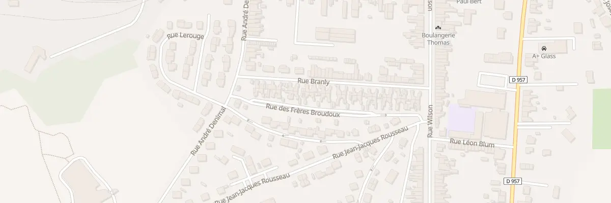 Plan du 32 Rue des Freres Broudoux à Somain