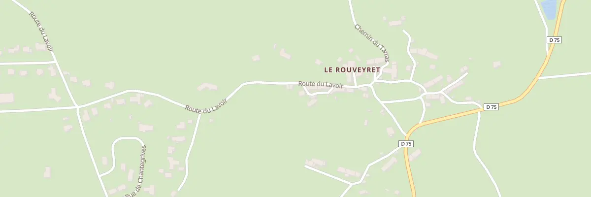 Plan du 5176 Le Rouveyret à Blavignac