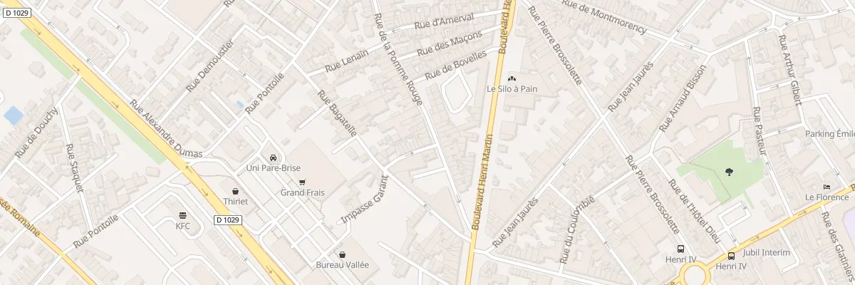 Plan du 15 Rue de la Pomme Rouge à Saint-Quentin