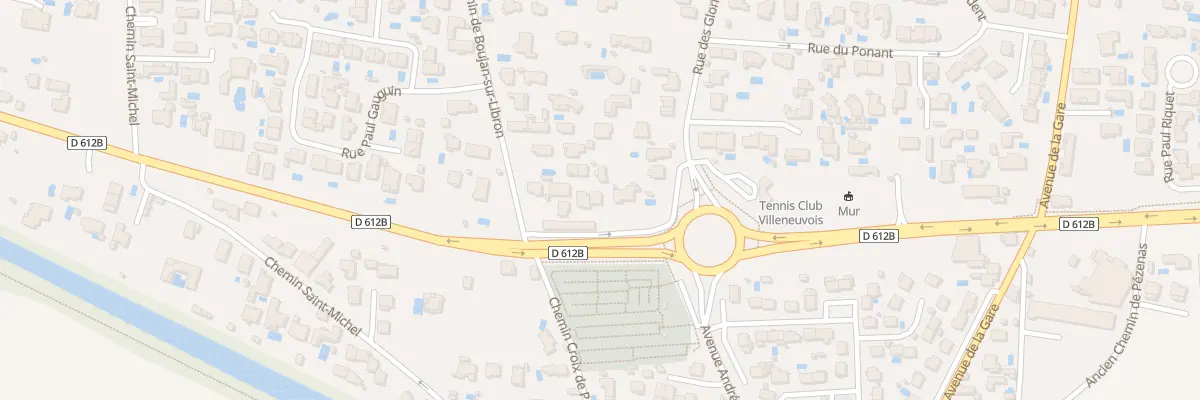 Plan du 2T Rue des Gloriettes à Villeneuve-lès-Béziers
