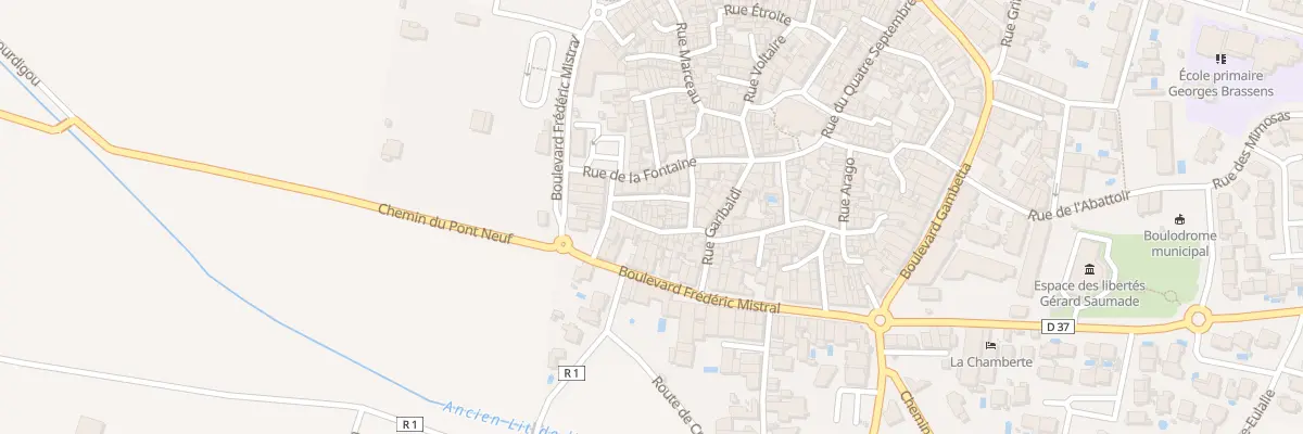 Plan du 19 Rue des Treize à Villeneuve-lès-Béziers