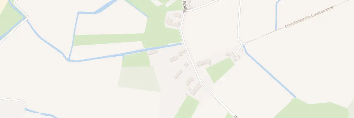 Plan du 890 Rue des Fusillés à Beuvry-la-Forêt