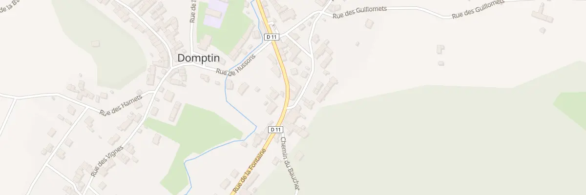 Plan du 1 Rue des Aulnoyes à Domptin