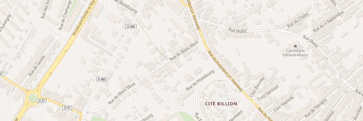 Plan du 21 Rue du Blanc Mont à Saint-Quentin