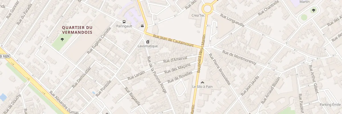 Plan du 18 Rue d’Amerval à Saint-Quentin