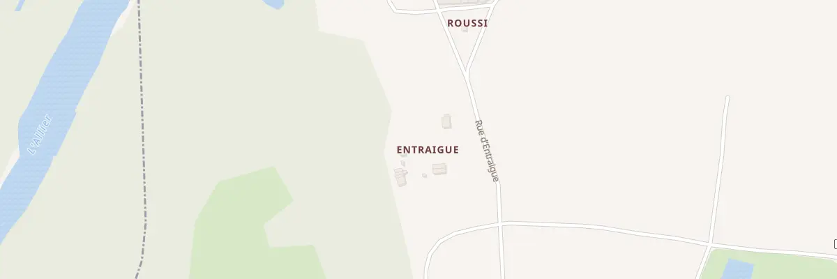 Plan du 5030 Entraigue à Nonette-Orsonnette