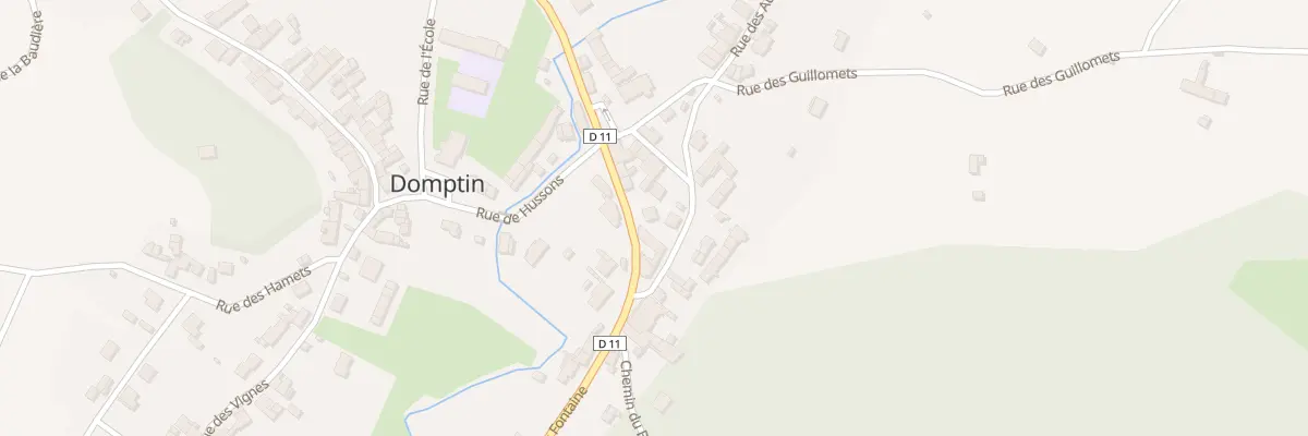 Plan du 21T Rue de la Fontaine à Domptin