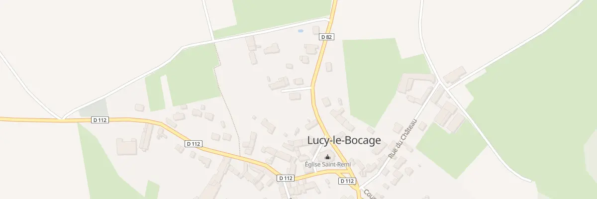Plan du 1 Rue du Chene à Lucy-le-Bocage